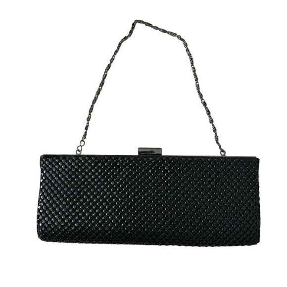 Elegant Black Clutch Bag by Jessica McClintock - Picture 1 of 8
